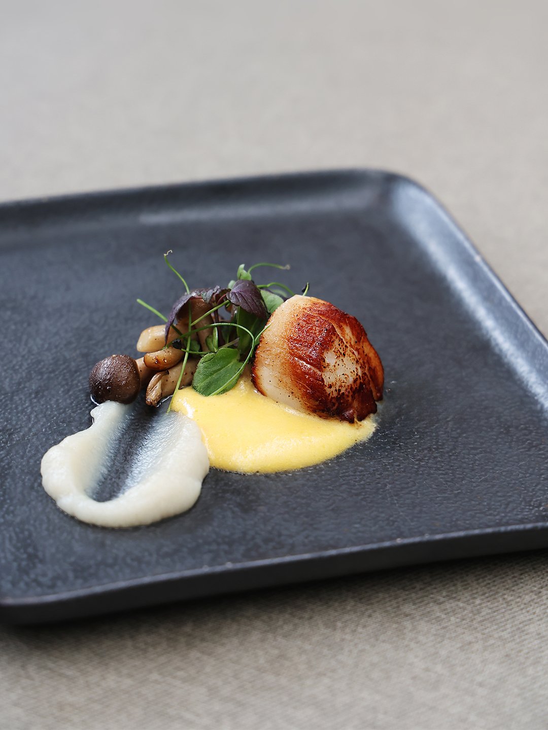 Coquilles met crème van Aardpeer - Cult Brugge